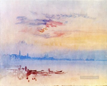 ジョセフ・マロード・ウィリアム・ターナー Painting - ヴェネツィア ガイドッカから東を望む日の出の風景 ターナー